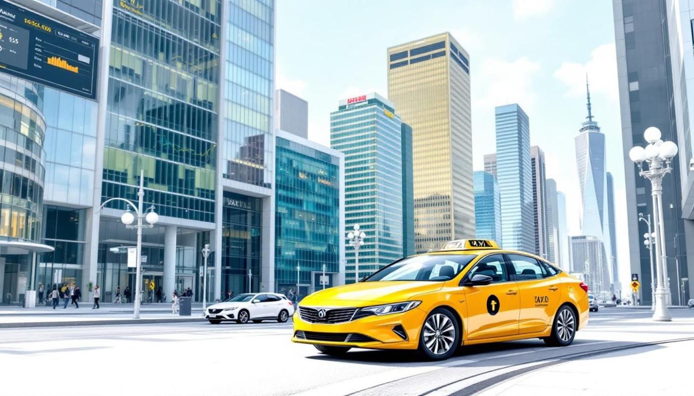 Premium taxi ready for your trip